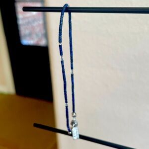 Peyote Bird Lapis Heishi Bracelet